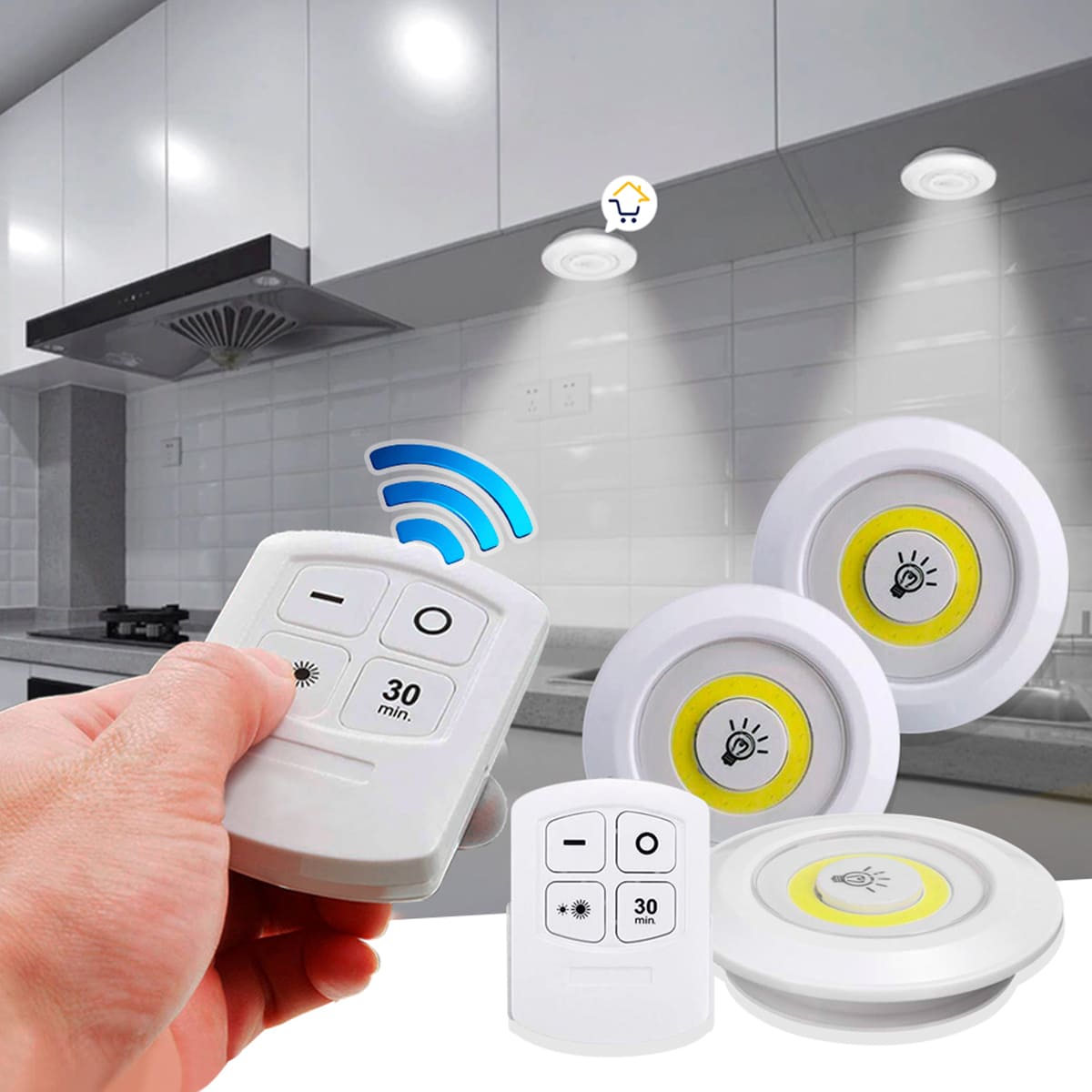 Lampara Luces Led X3 Multiusos COB